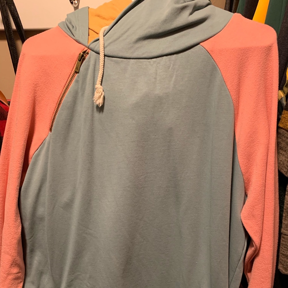 Ampersand Ave double hoodie